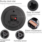 Wall Clock, Sweep Silent Movement Accurate Clocks - Image 4