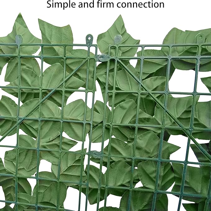 ODTORY Artificial Ivy Privacy Fence Wall Screen, 48x120 in UV-Anti Faux - Image 3