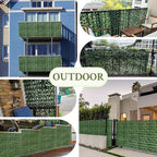 ODTORY Artificial Ivy Privacy Fence Wall Screen, 40X120 in UV-Anti Faux - Image 5
