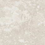 Heroad Peel and Stick Wallpaper Beige Neutral Vintage Forest Animals Floral by HeroadBrand