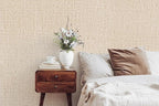 Beige Grasscloth Wallpaper Peel and Stick Vintage Grasscloth Contact Paper - Image 6