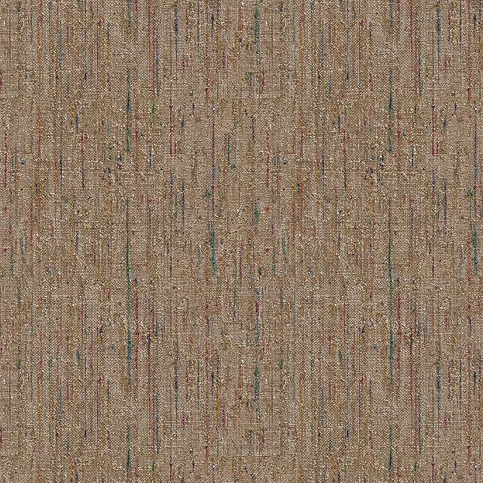 JiffDiff Woven Wallpaper Peel and Stick 17.3" x 120" Colorful Paint Grasscloth by wallpaper