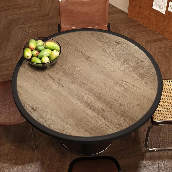 BOMENG 16"x354" Thick Brown Oak Wood Wallpaper Peel and Stick Wood Contact - Image 9