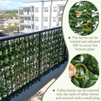 ODTORY Artificial Ivy Privacy Fence Wall Screen, 40X120 in UV-Anti Faux - Image 4