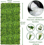 ODTORY Artificial Plant Wall Roll: 48 X120 in UV-Anti Ivy Privacy Fence Screen - Image 2