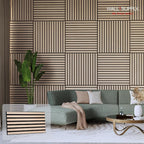 Wall!Supply 3D Soundproof Wall Panels – Acoustic Natural Oak Finish – EPS Foam - Image 2