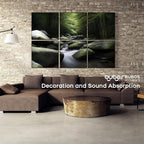 BUBOS 6 Pack Self-Adhesive Acoustic Wall Panels, 70.8" x 47.2" Sound Panels - Image 9