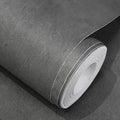WADILE Black Gray Concrete Wallpaper 15.7 in * 708 in, Cement Contact Paper 3D by WADILE