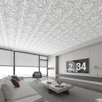 Art3d Drop Ceiling Tiles 24x24in., Wainscoting Panels Glue Up 2ft x 2ft - Image 7