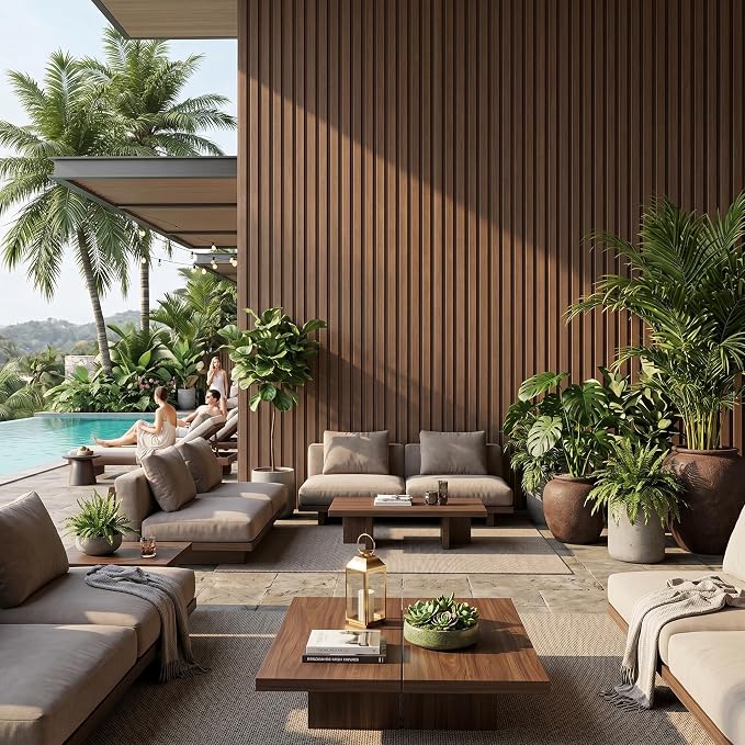 From Plain to Beautiful in Hours WPC Exterior Wall Slat Panels Waterproof - Image 16