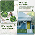 Artificial Boxwood Roll Panels: 60"x138" UV-Anti Faux Hedge Privacy Screen - Image 5