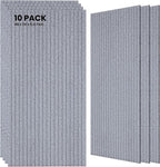 10 Pack Large Acoustic Panels, 47.2 x 23.6 x 0.35 Inch Sound Proof Foam Panels by TO-TH