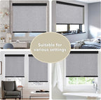 SUNOFF Cordless Blackout Roller Shades Blinds - Image 6