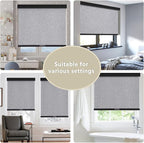 SUNOFF Cordless Blackout Roller Shades Blinds - Image 6