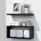 RICHER HOUSE Floating Shelves Bathroom, Above Toilet Bathroom Shelves, Wall by RicherHouse