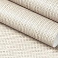 FunStick Beige Weave Grasscloth Peel and Stick Wallpaper Textured Wallpaper by FunStick