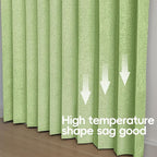 AJAZZ 100% Blackout Magnetic Door Curtain Accordion Doors Interior Folding - Image 9
