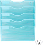 EASEPRES 5 Pocket Mesh Hanging Wall File Organizer, Wall Mounted Mail Paper - Image 5