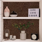CHIHUT Dark Brown Glitter Peel and Stick Wallpaper Brown Glitter Contact Paper - Image 7