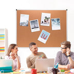Amazon Basics Rectangular Bulletin Board, Cork Board - Image 7