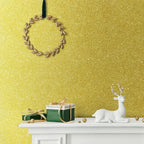 CHIHUT Gold Sparkle Contact Paper 15.7''x100'' Gold Glitter Wallpaper Peel and - Image 3