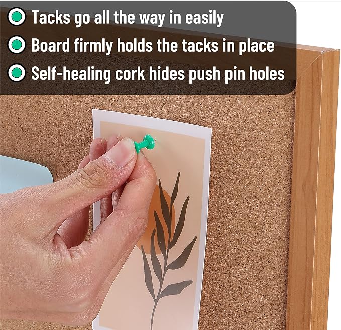 Mr. Pen- Cork Notice Board, 24 X 18 Inches, Cork Bulletin Board - Image 4