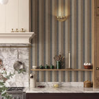 Simon&Siff Textured Fabric Wallpaper Peel and Stick 17.3"x400" Beige/Brown/Grey - Image 5