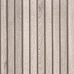 VEELIKE Rustic Grey Oak Wood Slat Peel and Stick Wallpaper 24''x118'' Faux Wood by VEELIKE