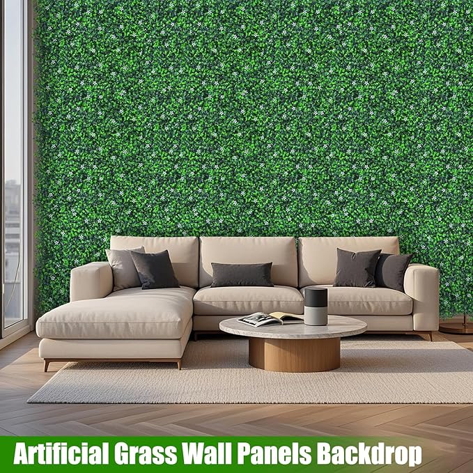 EverNture 60"x120" Grass Wall Panels, Artificial Grass Backdrop, Fake Greenery - Image 5