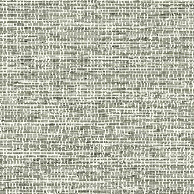 Simon&Siff Textured Grasscloth Peel and Stick Wallpaper 17.7"x394" Neutral Faux - Image 7