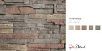 GenStone Faux Stacked Stone Panel 41" x 11.25" in Stratford Color - Image 2
