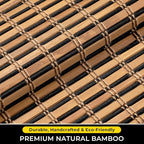 UNISHADES Cordless Bamboo Roman Shades - Image 3
