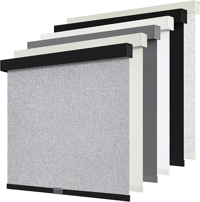 SUNOFF Cordless Blackout Roller Shades Blinds by SUNOFF
