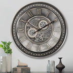 CLXEAST 24 Inch Large Moving Gear Wall Clock - Image 9