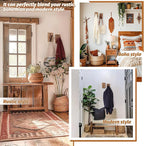 Foldable Wall Hooks 2Pack: Rustic Wooden Coat Hooks Mounted - Image 5