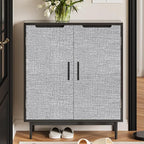 Grey Grasscloth Peel and Stick Wallpaper 17.3"x160" Faux Linen Textured Contact - Image 5