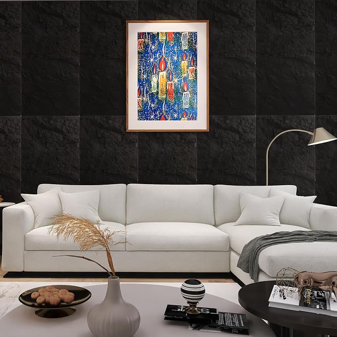 4-Pack 3D PU Stone Wall Panels for Interior Decor | Faux Stone Accent Tiles - Image 6