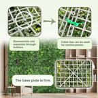 Artificial Green Boxwood Grass Wall Roll: 80"x120" UV Protected Ivy Privacy - Image 4