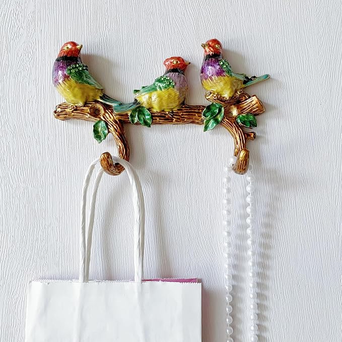 Vintage Bird Shaped Decorative Wall Hook Rack Hanger - Image 5