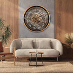 24 Inch Wall Clock with Moving Gears Large Industrial Steampunk Metal Clock - Image 7