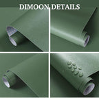 Dimoon 17.7''x118'' Peel and Stick Wallpaper Green Contact Paper - Image 2