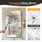 Delma Bathroom Mirror, High-Definition Vanity Mirror, Versatile Mirror - Image 6