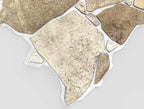 Dundee Deco 3D Wall Panels Faux Stone PVC Brown Beige, 3.2 ft X 2.1 ft - Image 2