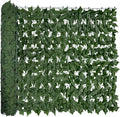Artificial Ivy Privacy Fence Screen:120 "x 40" Anti-Ultraviolet Artificial by DOPGIB