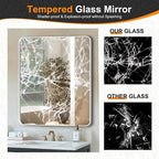 Delma Bathroom Vanity Mirror, High-Definition Bathroom Mirror, Versatile - Image 6