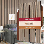 Avana Acoustic Wood Wall Panels – 93.2x11.25 Inch Panels – Fits 94x12 Layout – by AvanaHome