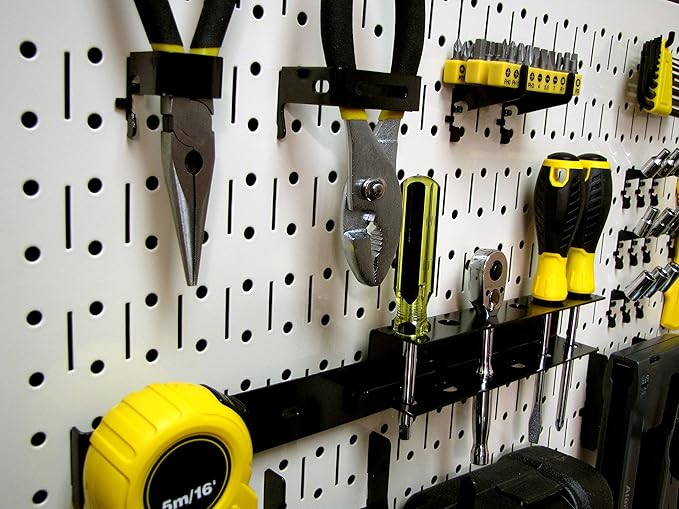 Wall Control Pegboard Rack Horizontal Metal Pegboard Garage Tool Storage Pack - Image 6