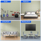 20 Pack Acoustic Panels with Self Adhesive, Soundproof Wall Panels, Brick Sound - Image 5