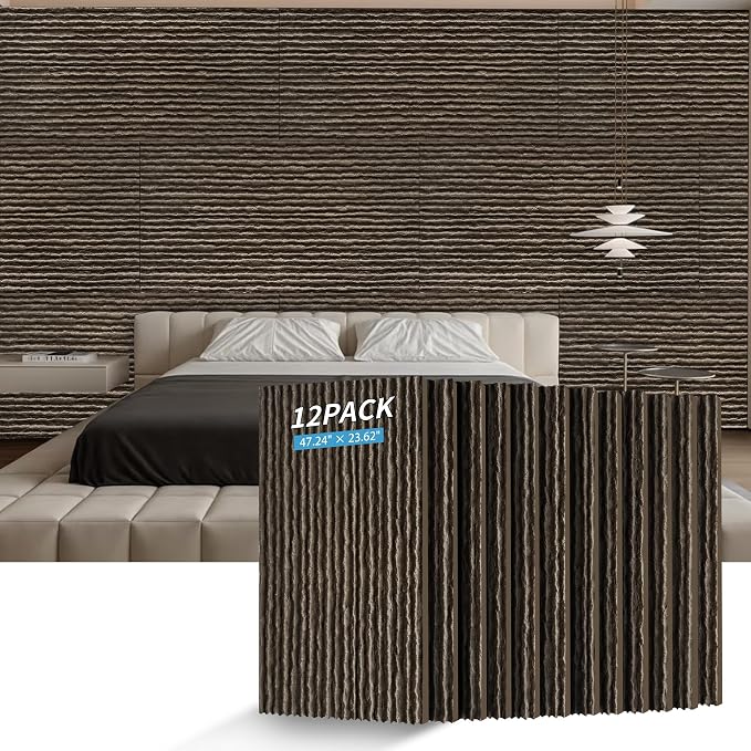 3D Faux Stone Wall Panels, Lightweight & Waterproof Accent Marble Flowing Stone - Image 5