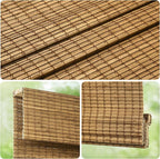 LazBlinds Cordless Bamboo Roman Shades, Privacy Blinds - Image 3